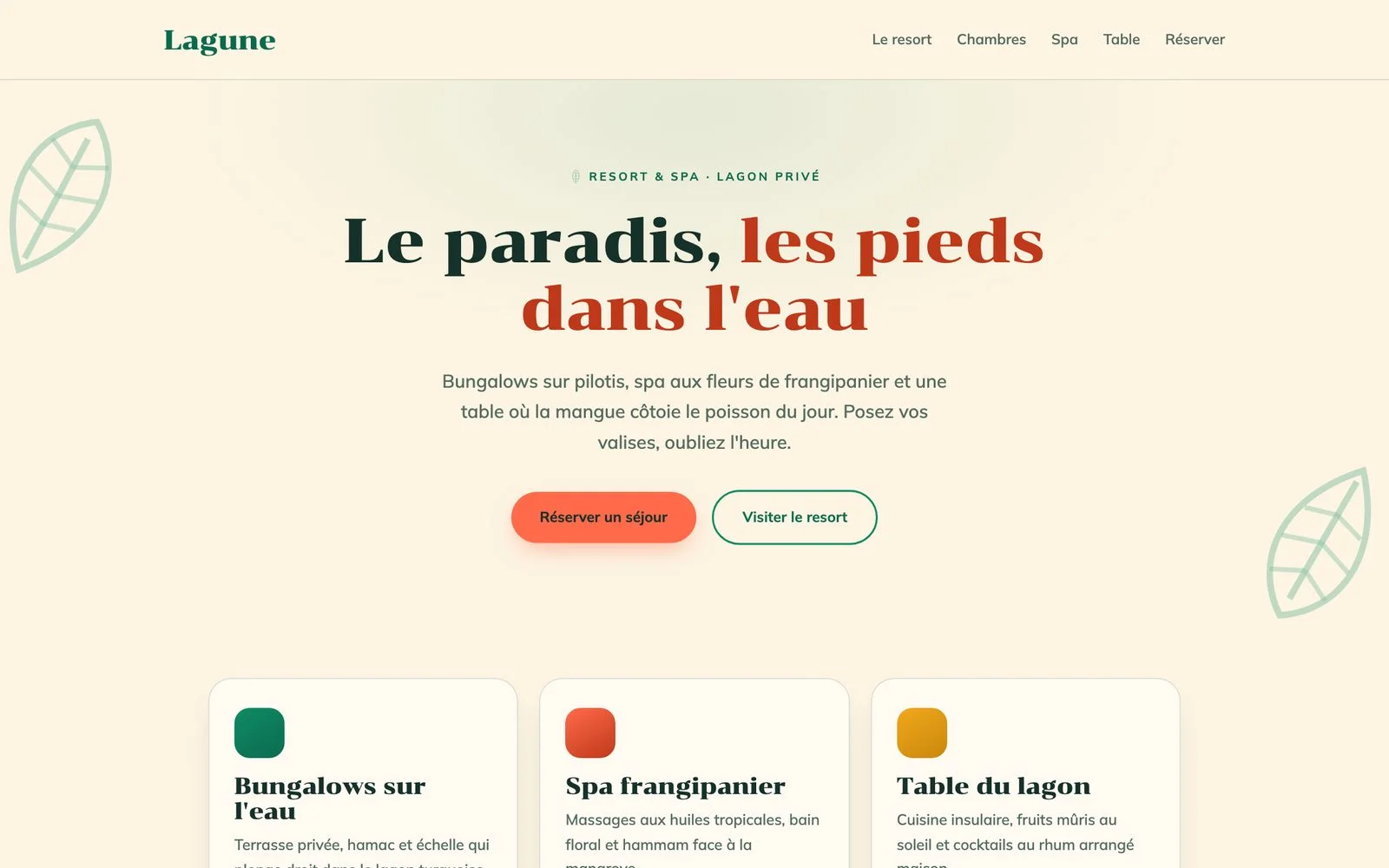 Tropic — Tropical, jungle et soleil couchant